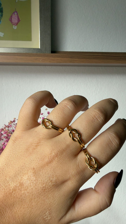 Anel Golden Knot