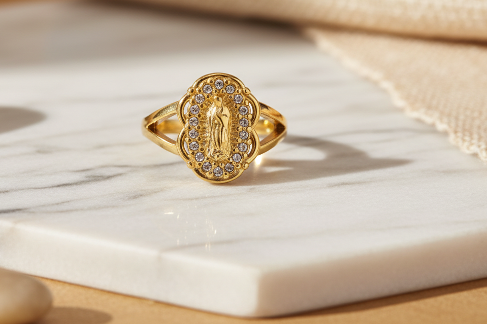 Anel Golden Halo