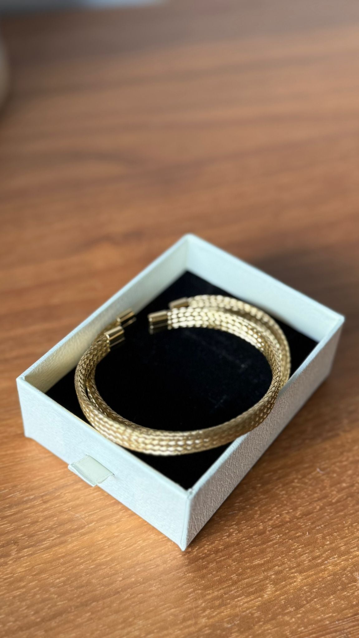 Pulseira Golden Braid Cuff