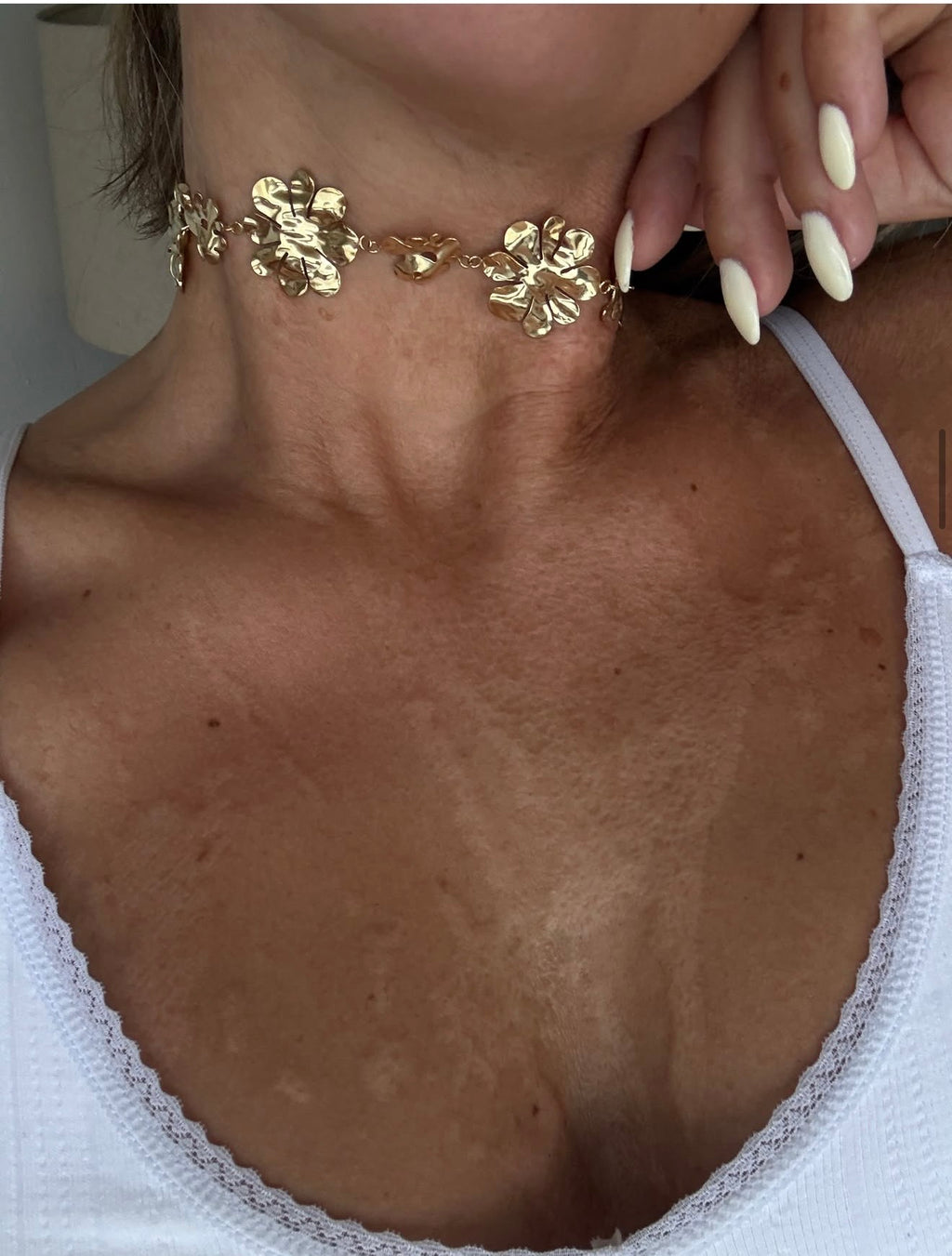 Golden Bloom Choker