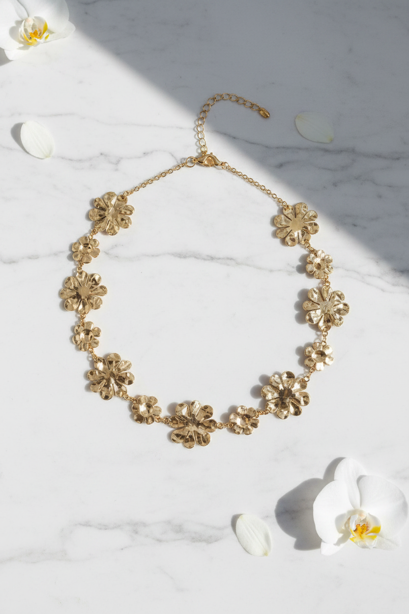 Golden Bloom Choker