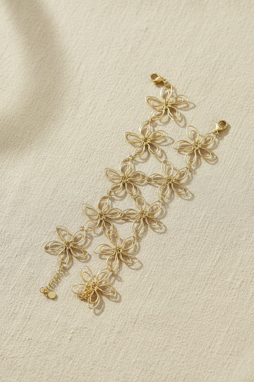 Golden Bloom Bracelet