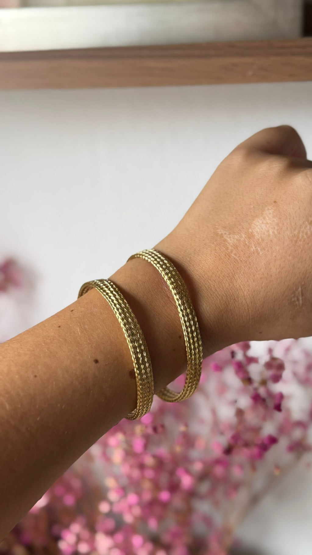 Pulseira Golden Braid Cuff