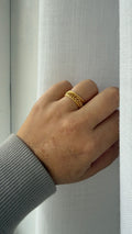 Anel Golden Filigree