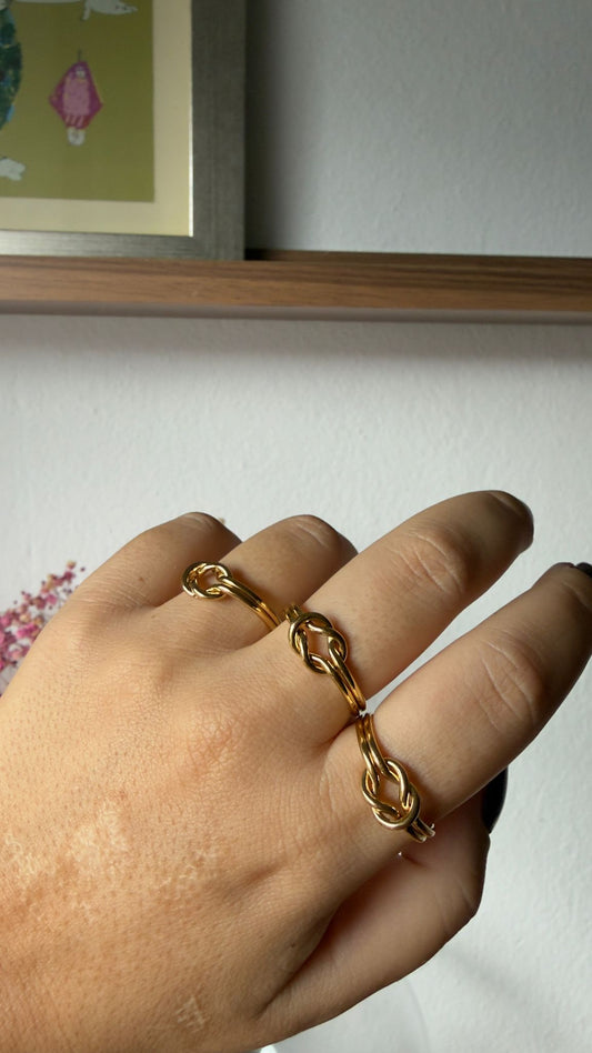 Anel Golden Knot