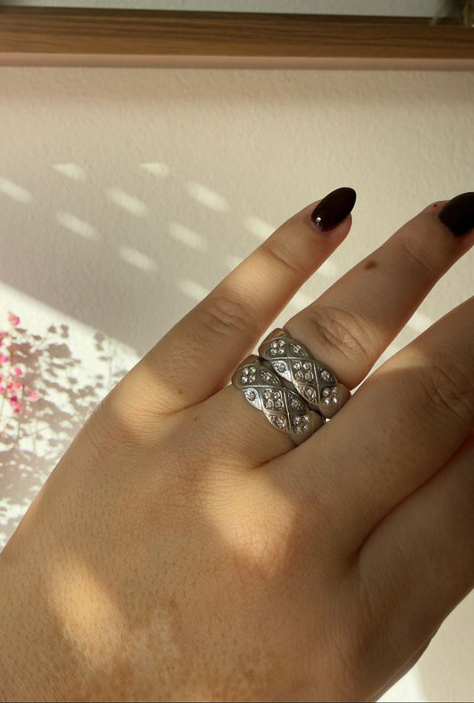 Anel Silver Weave