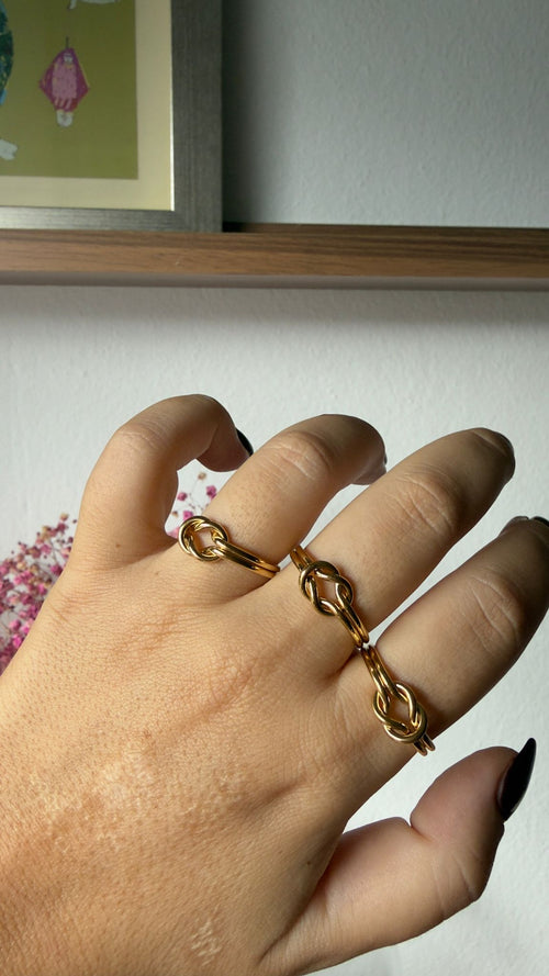 Anel Golden Knot